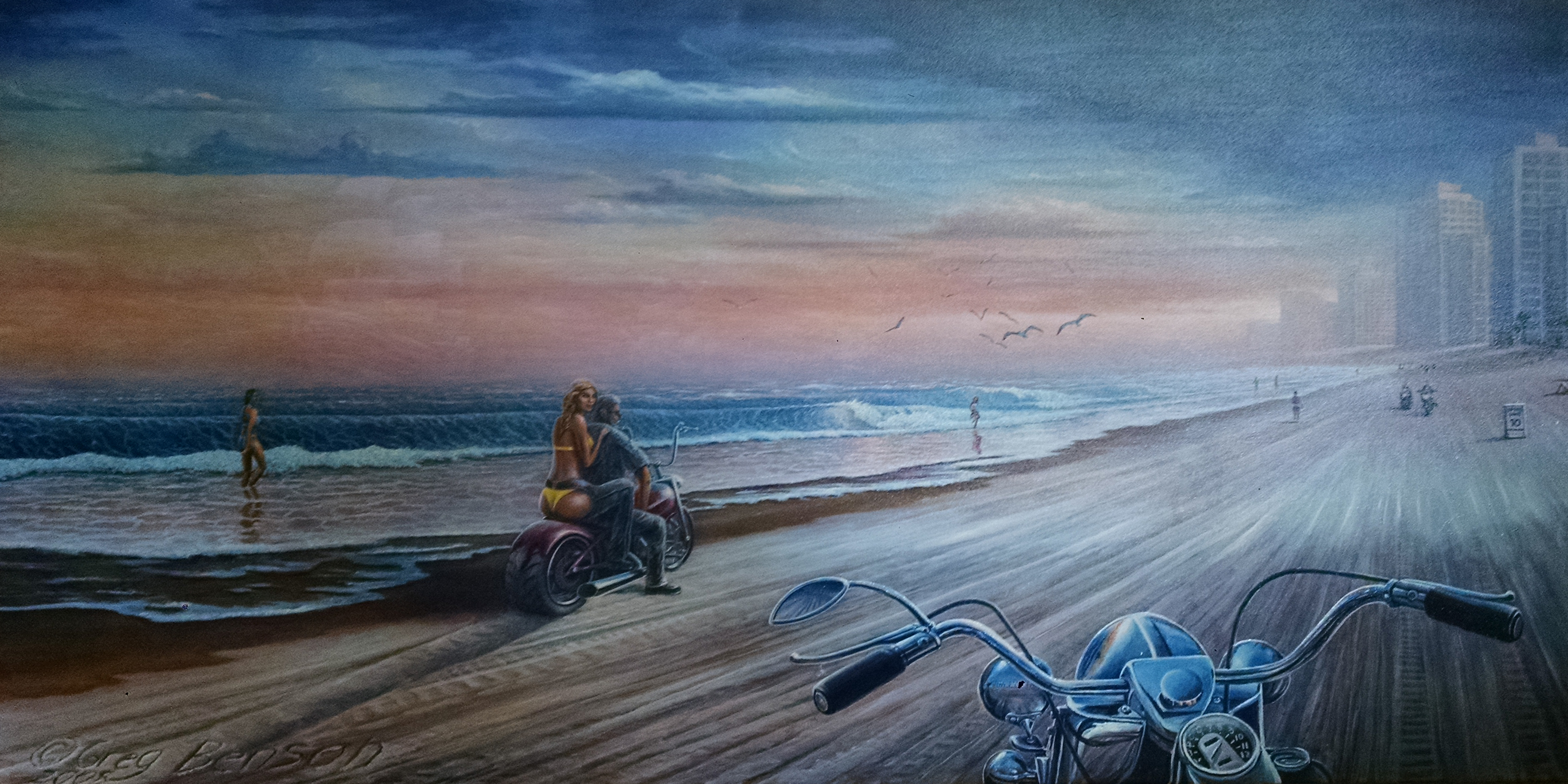 Daytona Beach Print
