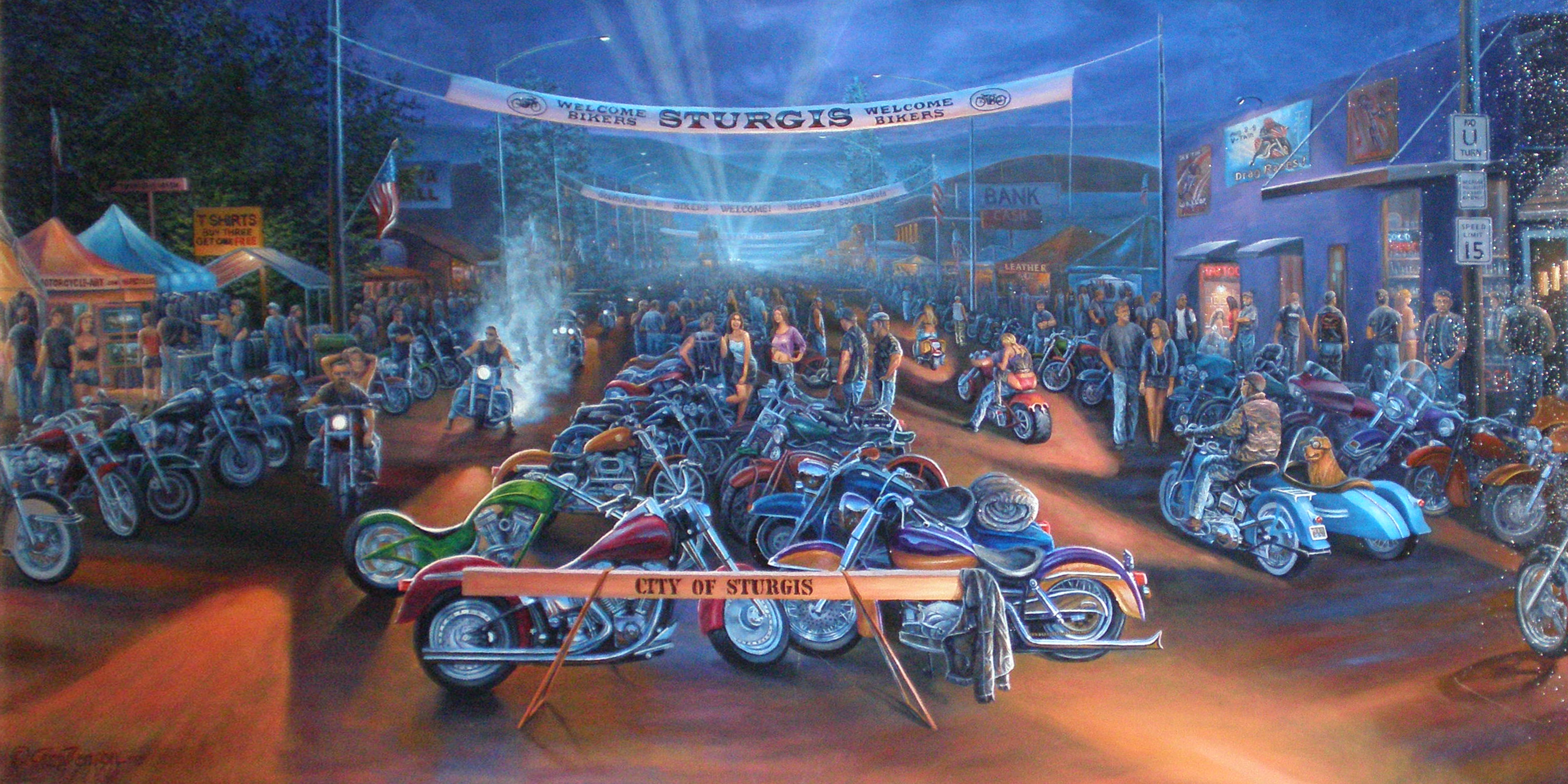 Main Street Sturgis Print