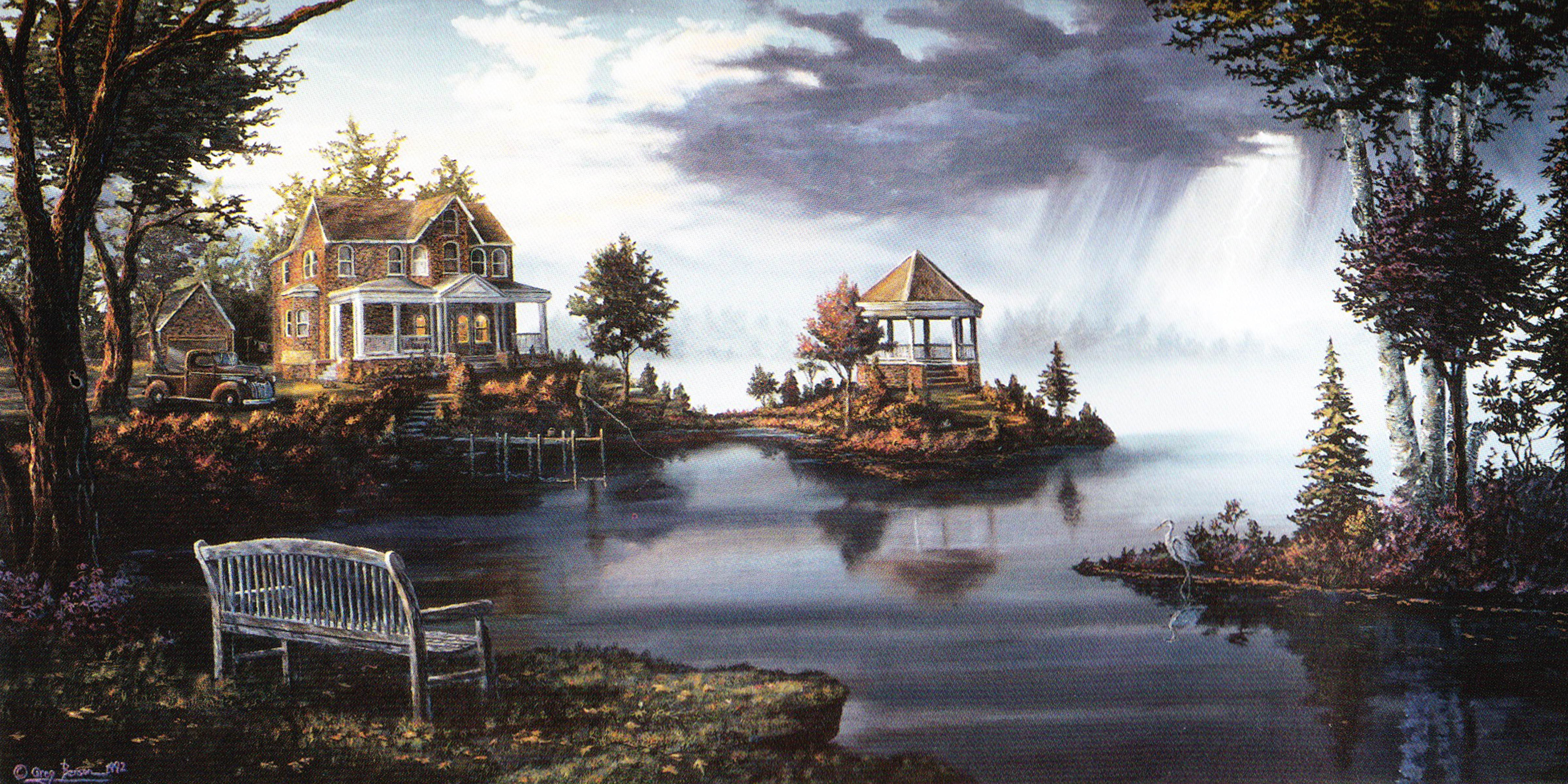 Storm Retreat Print